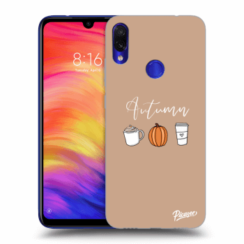 Picasee silikonowe przeźroczyste etui na Xiaomi Redmi Note 7 - Autumn