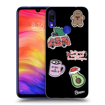 Etui na Xiaomi Redmi Note 7 - Christmas Stickers