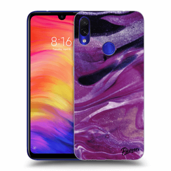Etui na Xiaomi Redmi Note 7 - Purple glitter