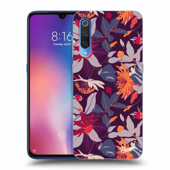 Etui na Xiaomi Mi 9 - Purple Leaf