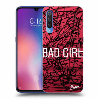 Picasee silikonowe przeźroczyste etui na Xiaomi Mi 9 - Bad girl