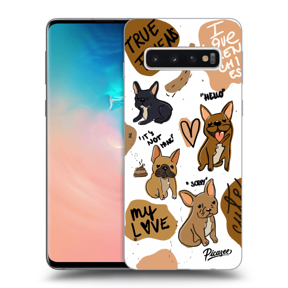 Picasee ULTIMATE CASE pro Samsung Galaxy S10 G973 - Frenchies