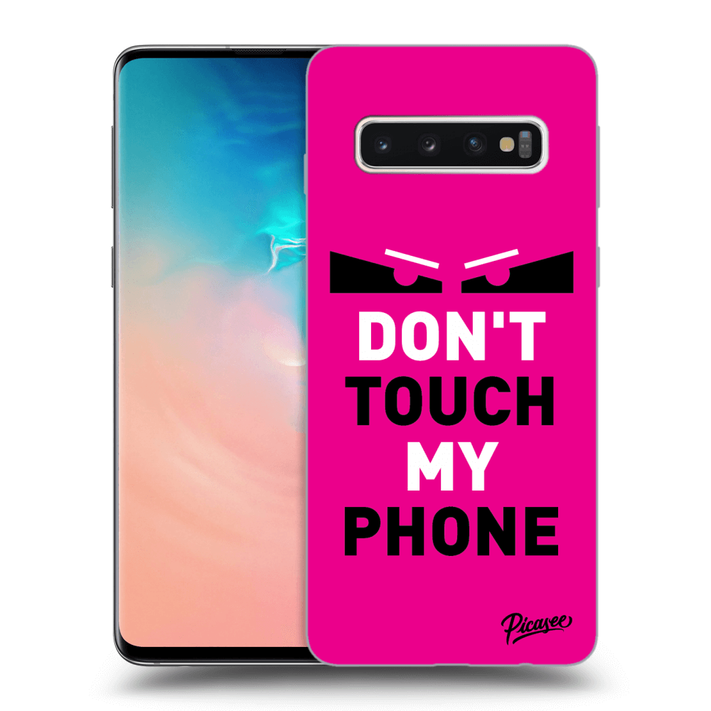 Picasee ULTIMATE CASE pro Samsung Galaxy S10 G973 - Shadow Eye - Pink