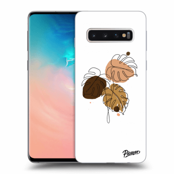Picasee ULTIMATE CASE pro Samsung Galaxy S10 G973 - Monstera