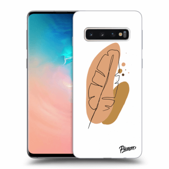 Picasee ULTIMATE CASE pro Samsung Galaxy S10 G973 - Feather brown