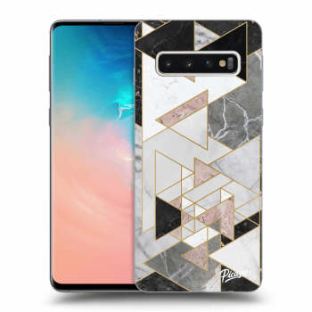 Picasee ULTIMATE CASE pro Samsung Galaxy S10 G973 - Light geometry