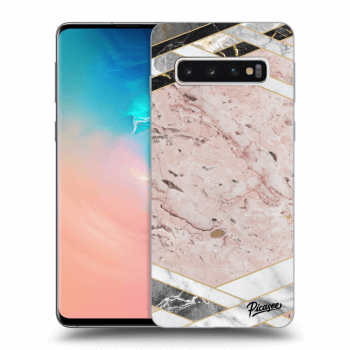 Etui na Samsung Galaxy S10 G973 - Pink geometry