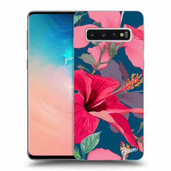 Picasee ULTIMATE CASE pro Samsung Galaxy S10 G973 - Hibiscus