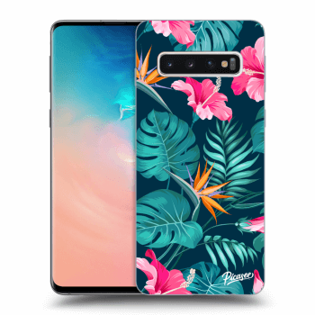 Etui na Samsung Galaxy S10 G973 - Pink Monstera