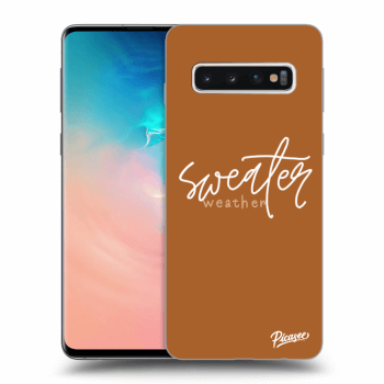 Picasee ULTIMATE CASE pro Samsung Galaxy S10 G973 - Sweater weather