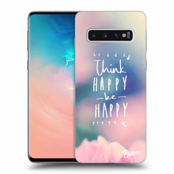 Etui na Samsung Galaxy S10 G973 - Think happy be happy