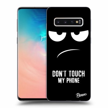 Picasee ULTIMATE CASE pro Samsung Galaxy S10 G973 - Don't Touch My Phone