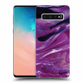 Etui na Samsung Galaxy S10 G973 - Purple glitter