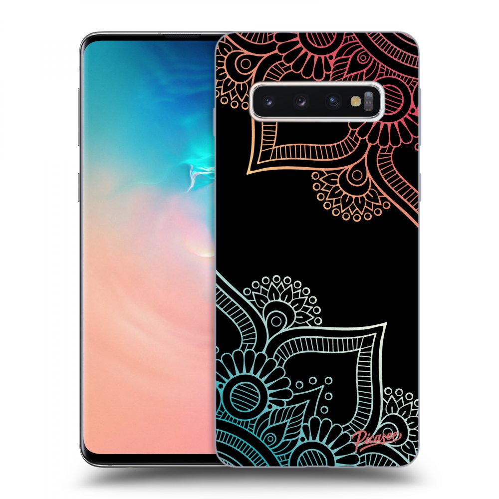 Picasee ULTIMATE CASE pro Samsung Galaxy S10 G973 - Flowers pattern