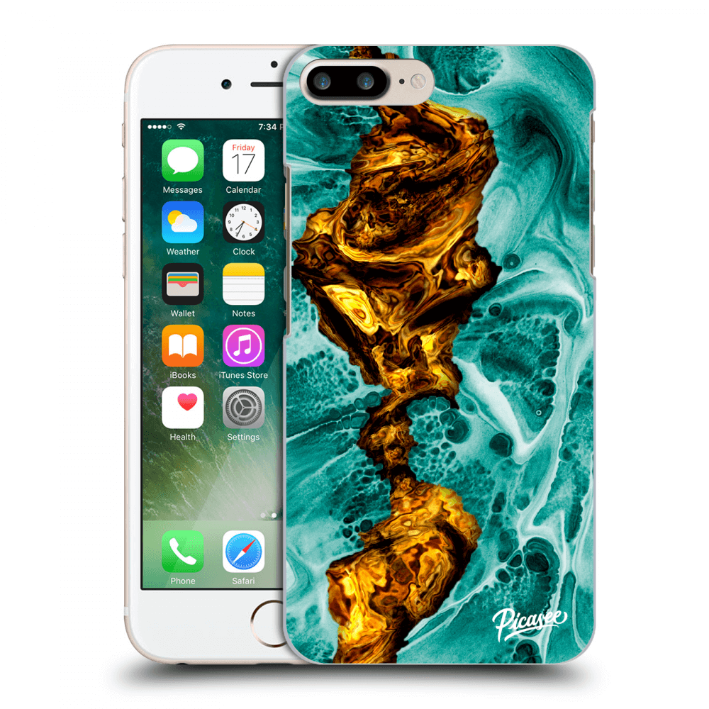 Picasee ULTIMATE CASE pro Apple iPhone 8 Plus - Goldsky