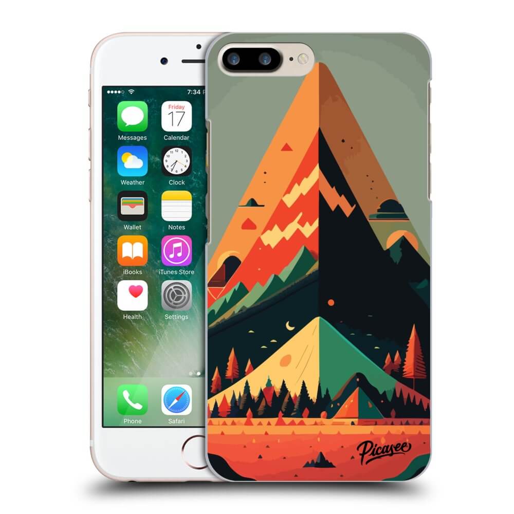 Picasee silikonowe przeźroczyste etui na Apple iPhone 8 Plus - Oregon