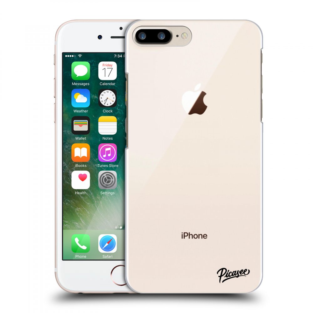 Picasee silikonowe przeźroczyste etui na Apple iPhone 8 Plus - Clear
