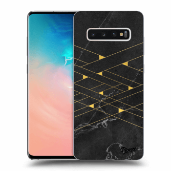 Etui na Samsung Galaxy S10 Plus G975 - Gold Minimal