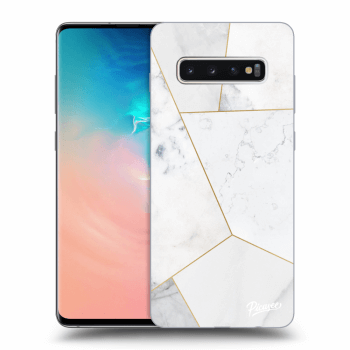 Etui na Samsung Galaxy S10 Plus G975 - White tile