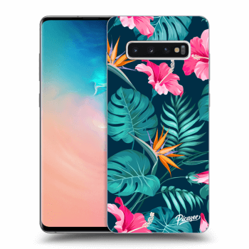 Etui na Samsung Galaxy S10 Plus G975 - Pink Monstera