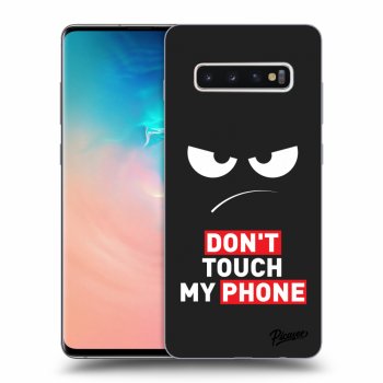 Etui na Samsung Galaxy S10 Plus G975 - Angry Eyes - Transparent