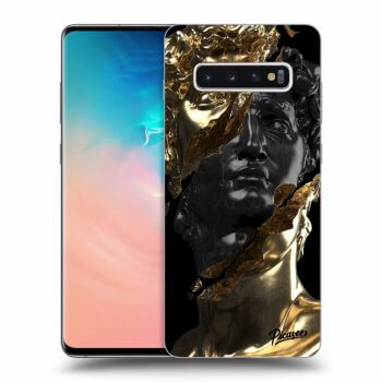 Etui na Samsung Galaxy S10 Plus G975 - Gold - Black