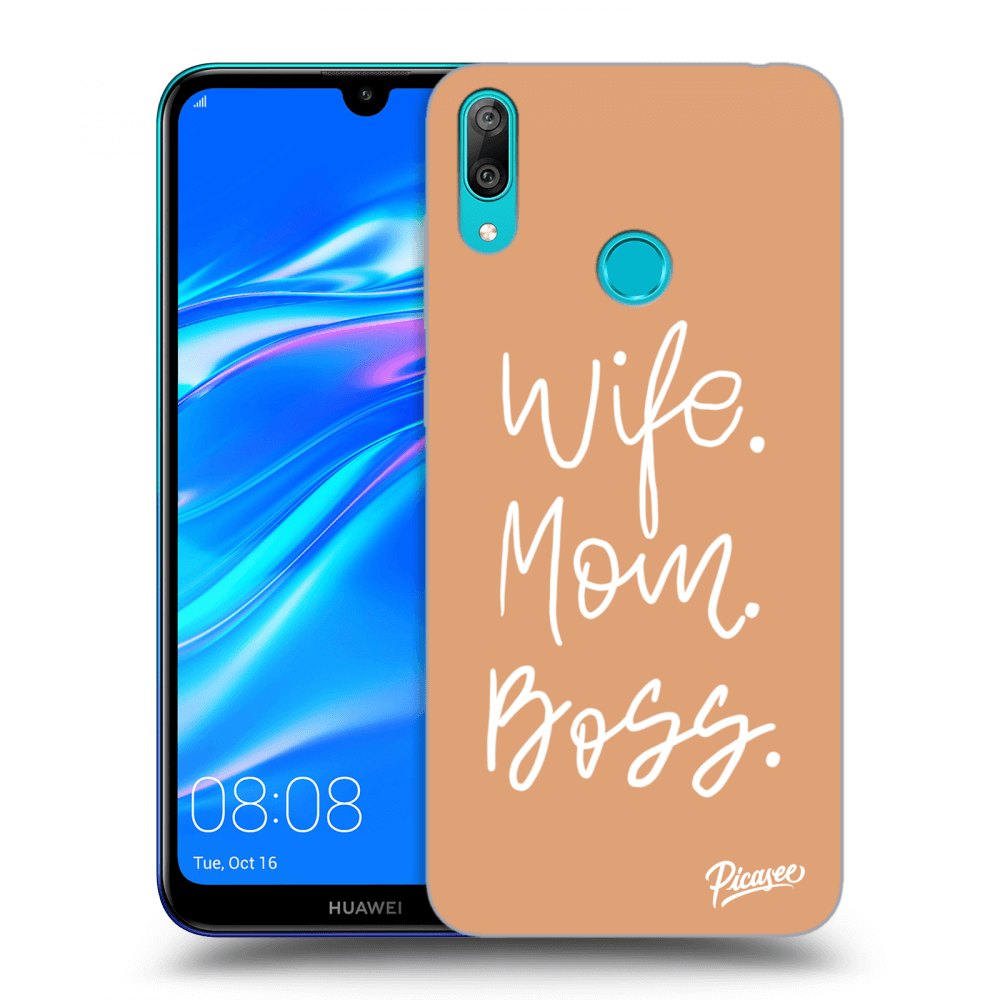 Picasee ULTIMATE CASE pro Huawei Y7 2019 - Boss Mama
