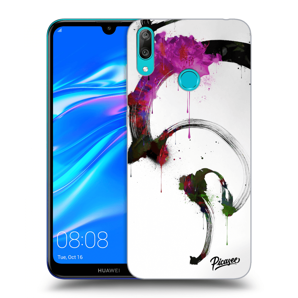 Picasee ULTIMATE CASE pro Huawei Y7 2019 - Peony White