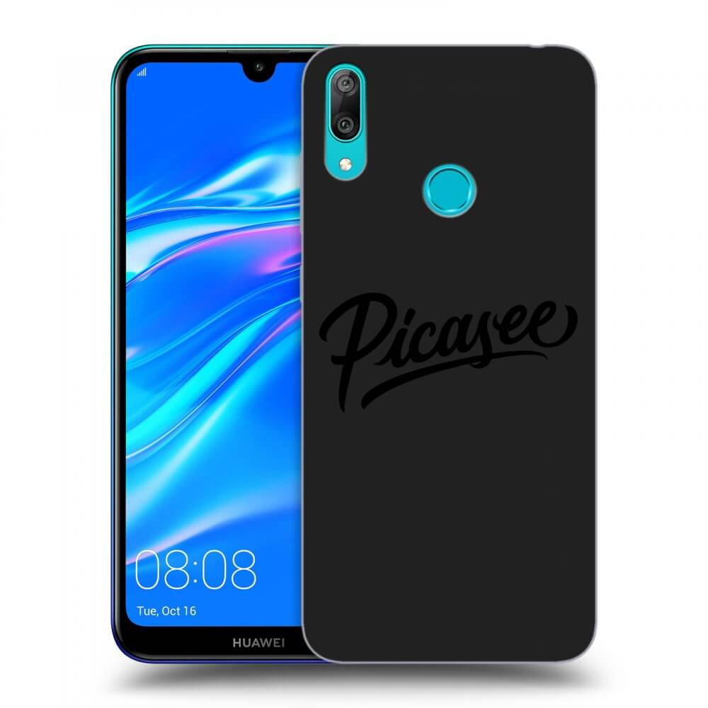 Picasee silikonowe czarne etui na Huawei Y7 2019 - Picasee - black