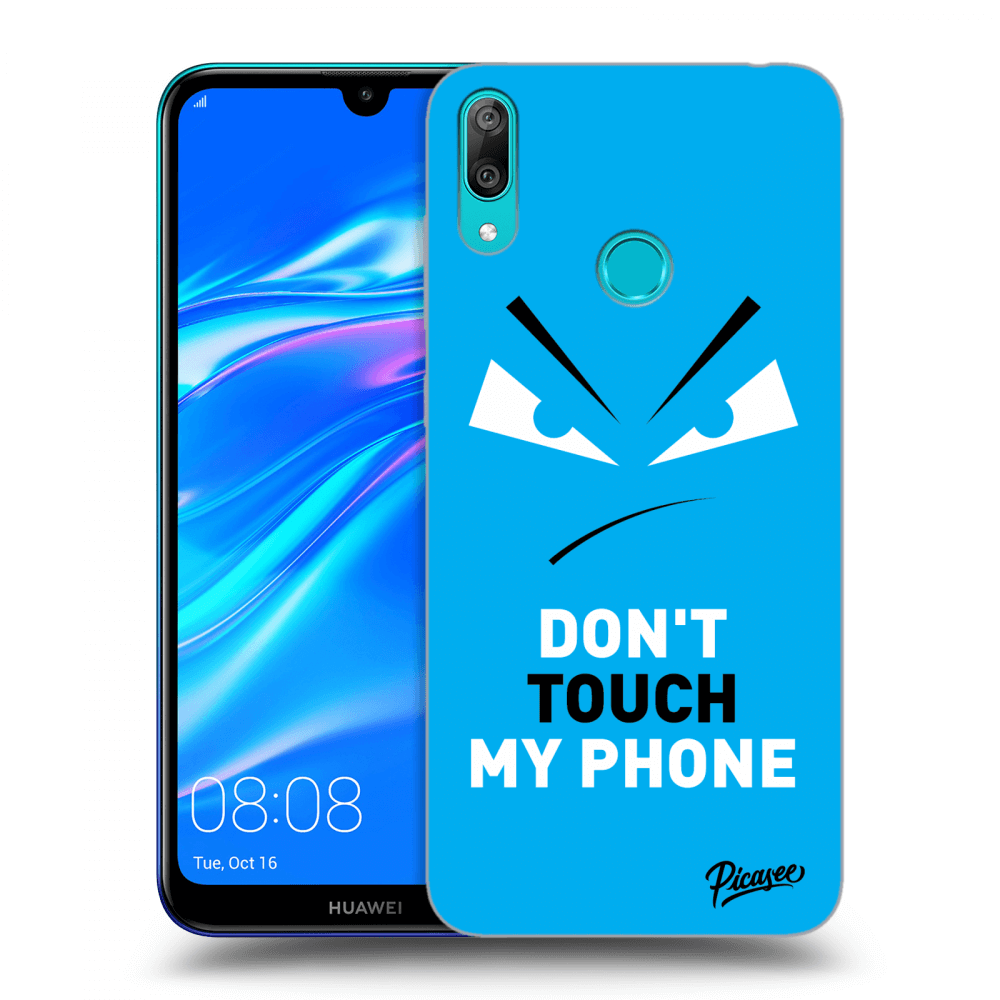 Picasee ULTIMATE CASE pro Huawei Y7 2019 - Evil Eye - Blue