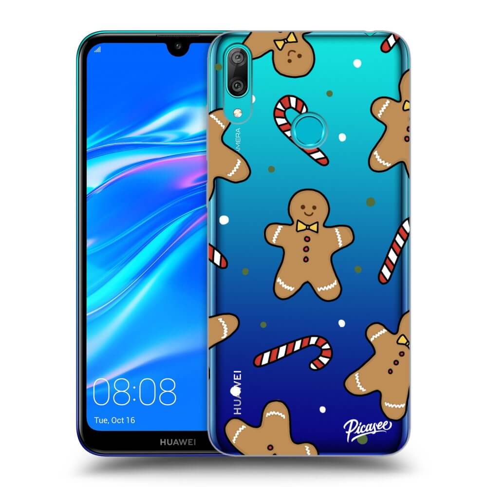 Picasee silikonowe przeźroczyste etui na Huawei Y7 2019 - Gingerbread