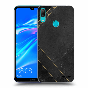 Etui na Huawei Y7 2019 - Black tile