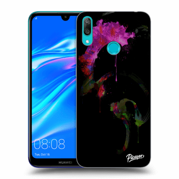 Picasee ULTIMATE CASE pro Huawei Y7 2019 - Peony black
