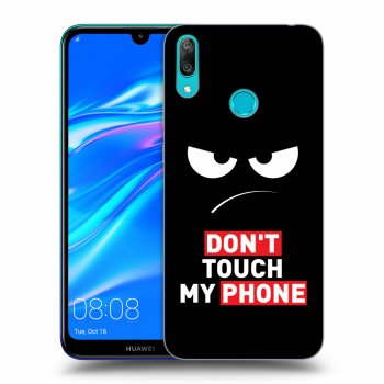 Etui na Huawei Y7 2019 - Angry Eyes - Transparent
