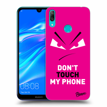 Picasee ULTIMATE CASE pro Huawei Y7 2019 - Evil Eye - Pink