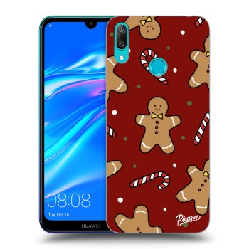Picasee silikonowe czarne etui na Huawei Y7 2019 - Gingerbread 2