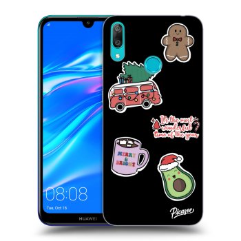 Etui na Huawei Y7 2019 - Christmas Stickers