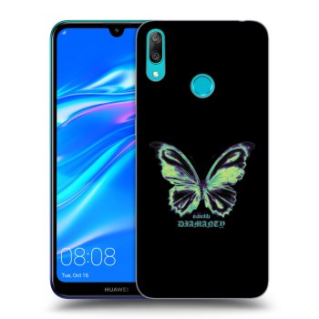 Etui na Huawei Y7 2019 - Diamanty Blue