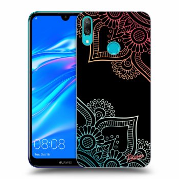 Etui na Huawei Y7 2019 - Flowers pattern