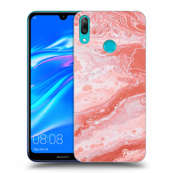 Picasee ULTIMATE CASE pro Huawei Y7 2019 - Red liquid