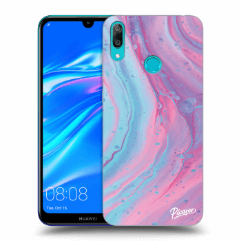 Etui na Huawei Y7 2019 - Pink liquid