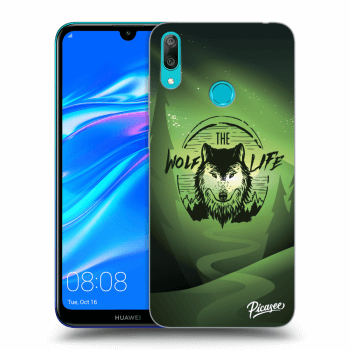Etui na Huawei Y7 2019 - Wolf life