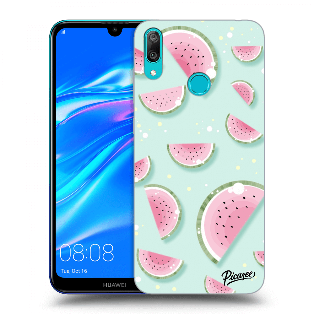 Picasee silikonowe przeźroczyste etui na Huawei Y7 2019 - Watermelon 2