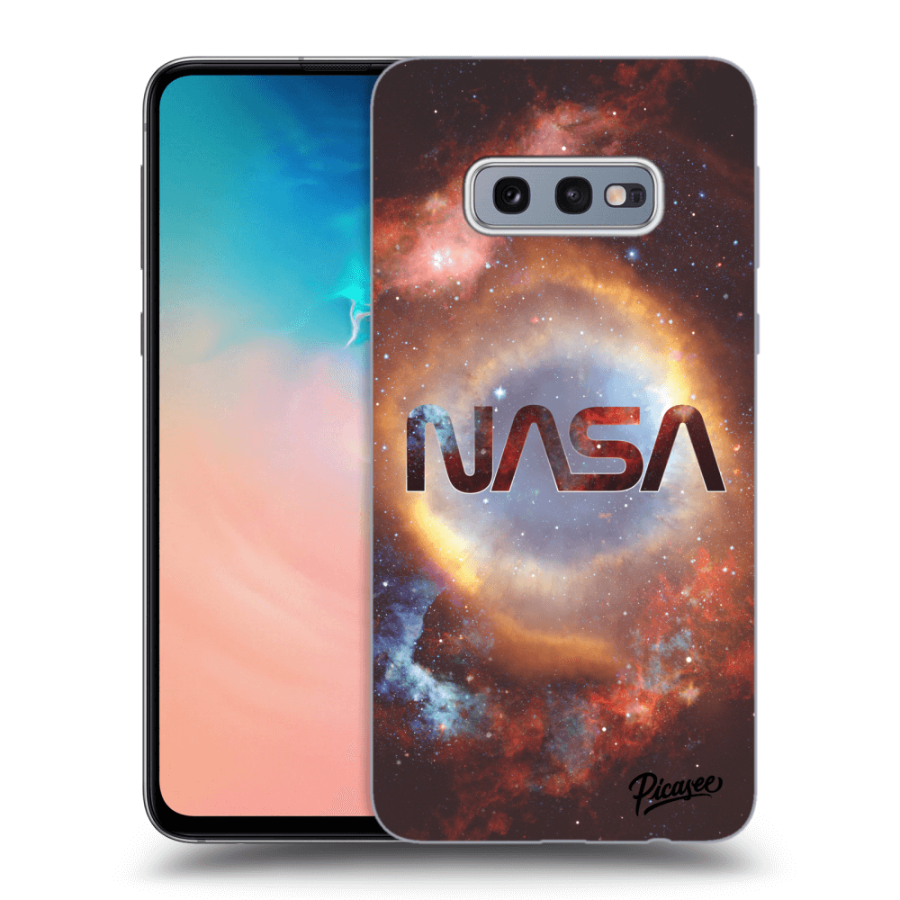 Picasee silikonowe przeźroczyste etui na Samsung Galaxy S10e G970 - Nebula