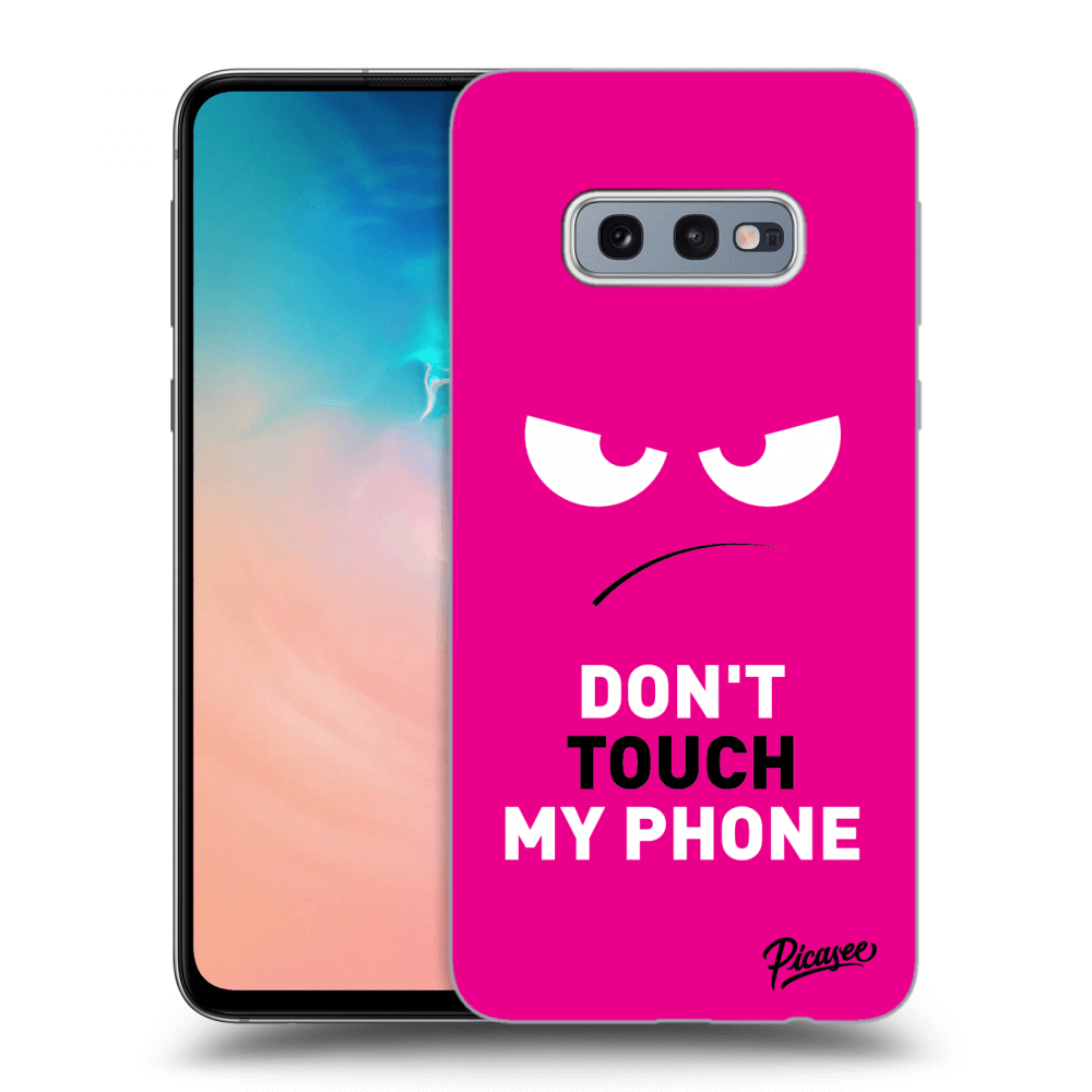 Picasee ULTIMATE CASE pro Samsung Galaxy S10e G970 - Angry Eyes - Pink