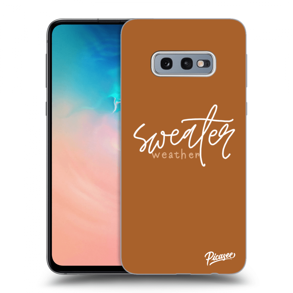Picasee ULTIMATE CASE pro Samsung Galaxy S10e G970 - Sweater weather