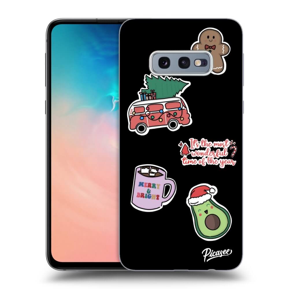 Picasee ULTIMATE CASE pro Samsung Galaxy S10e G970 - Christmas Stickers