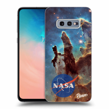 Picasee silikonowe czarne etui na Samsung Galaxy S10e G970 - Eagle Nebula