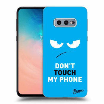 Etui na Samsung Galaxy S10e G970 - Angry Eyes - Blue