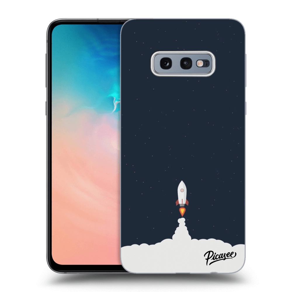 Picasee silikonowe przeźroczyste etui na Samsung Galaxy S10e G970 - Astronaut 2
